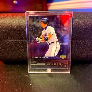 2004 Upper Deck Chipper Jones World Series Heroes #WS-5 Atlanta Braves card